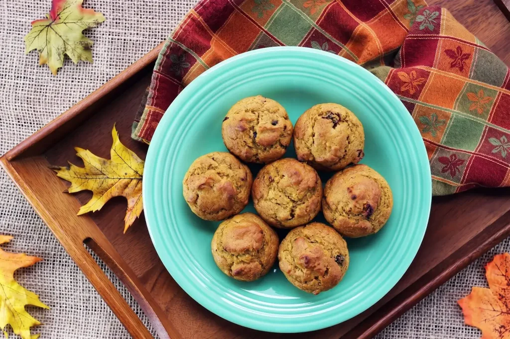 مافین کدو حلوایی و زرشک